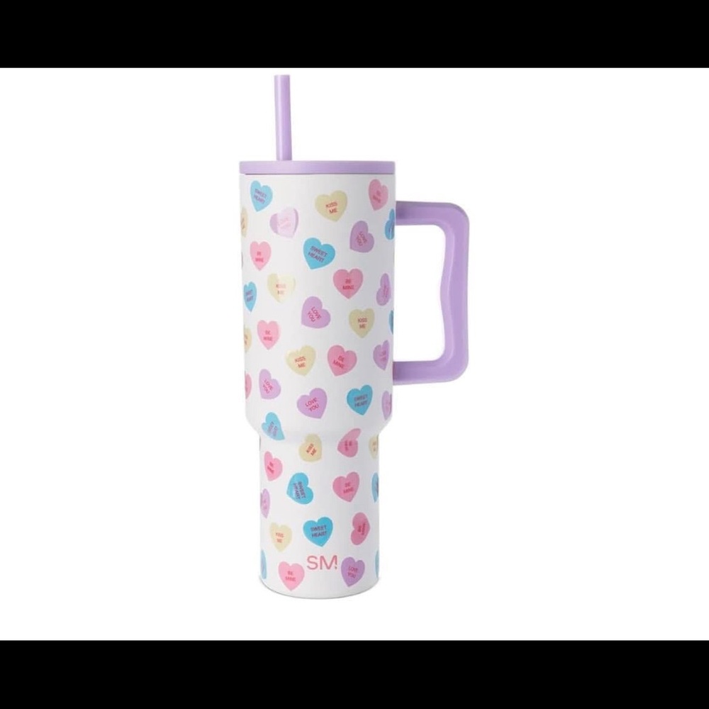 Valentines Day Simple Modern 40 oz tumbler- leak resistant! brand new
